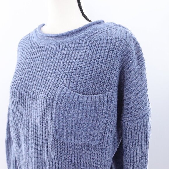 GAP | Ribbed Knit Sweater Small Cotton Balloon Sleeve - Picture 2 of 6